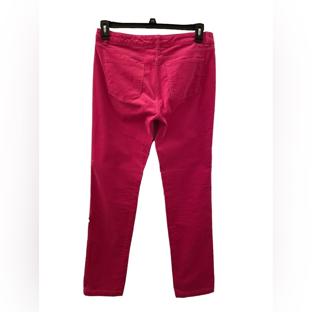 346 Brooks Brothers Hot Pink NWOT "Natalie Fit" Micro Corduroy 5-Pocket Pants - Picture 2 of 10
